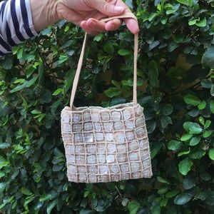Mini bag with seashell detail